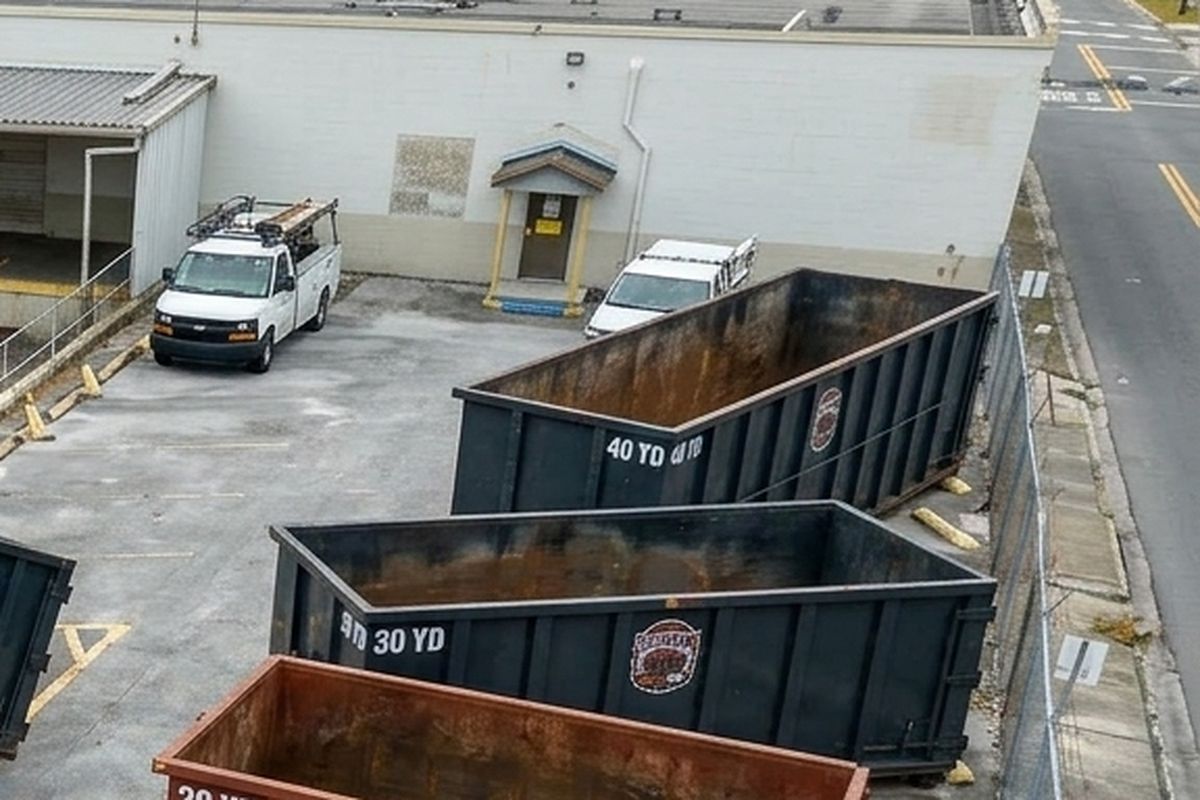 40 Yard roll-off dumpster from BrickCity Roll Off