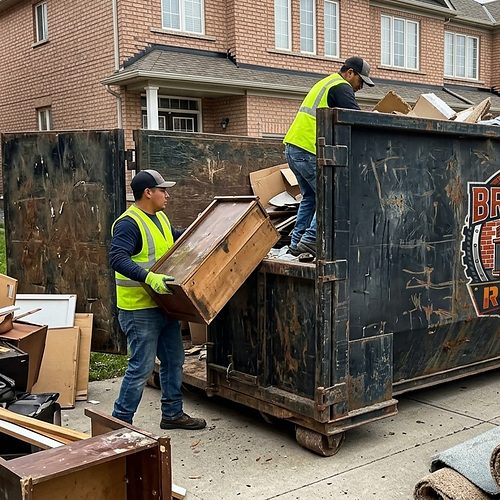 Fill the dumpster at your own pace